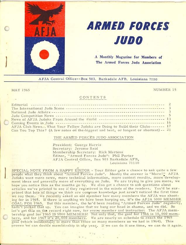05/65 Armed Forces Judo Association